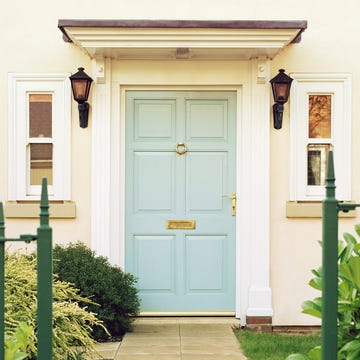 Garden path leading to front door