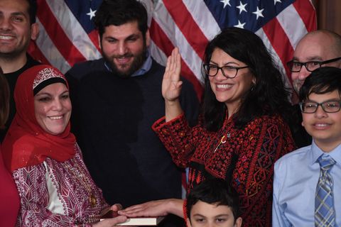 Arab Americans - Rashida Tlaib swearing in