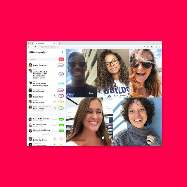 best video chat apps   houseparty