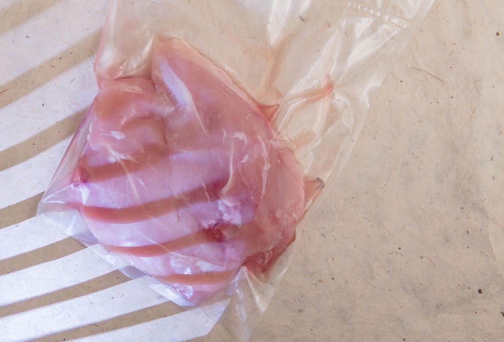 chicken in freezer package