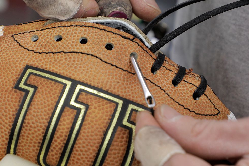 how footballs are made