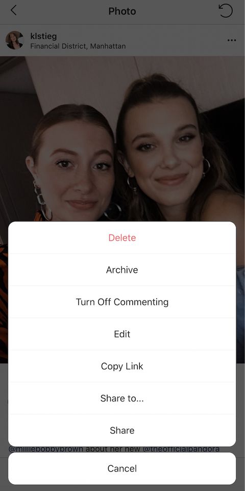 how to archive instagram pictures