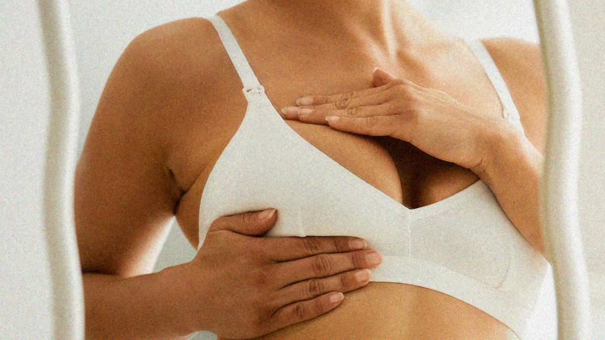 Girls Having Sex With Huge Boobs - How to check boobs for cancer: lumps and other breast cancer symptoms