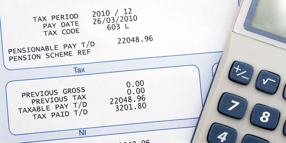 your tax code on the top of your payslip
