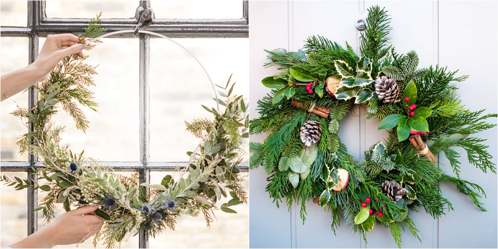 How To Make A Christmas Wreath - Traditional & Modern Wreaths