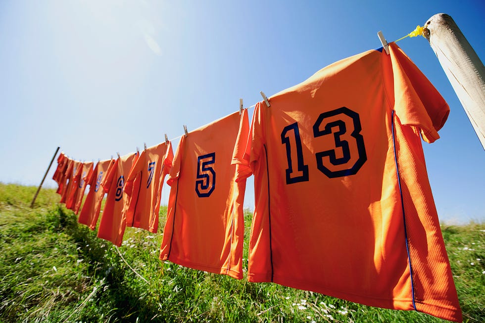 how to clean a football kit