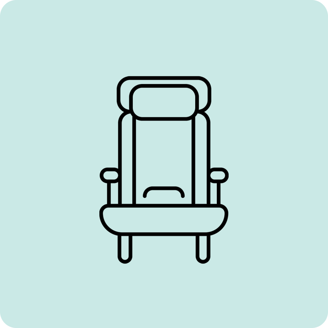 clean your airplane seat