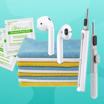 alcohol prep pad, airpods, cleaning tools, microfiber cloths