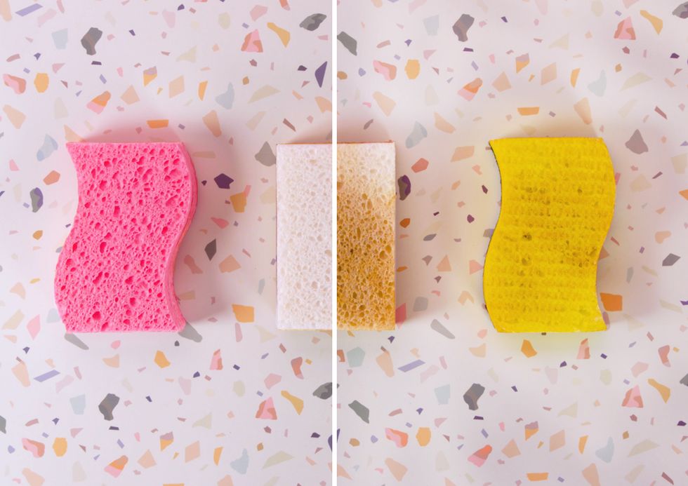 How To Clean A Sponge 3 Ways - Dishwasher, Microwave, Vinegar