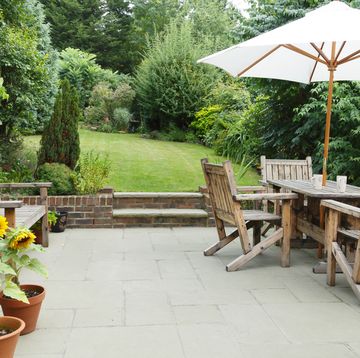 how to clean the patio