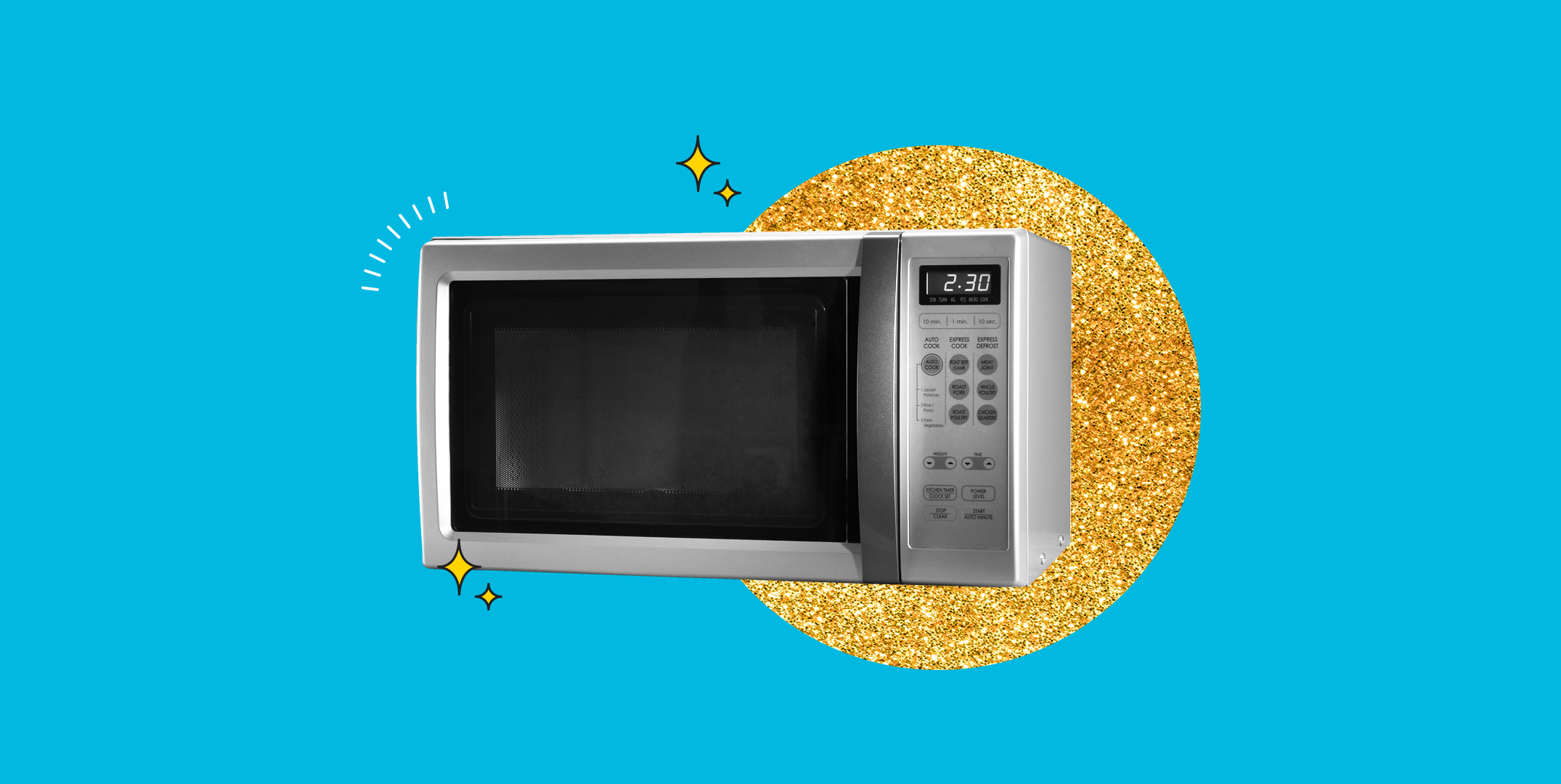 How to clean a microwave oven