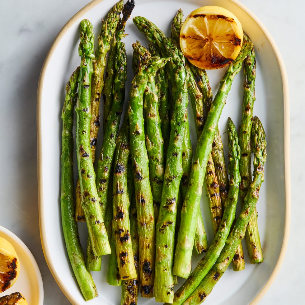 asparagus cooked in 4 different ways