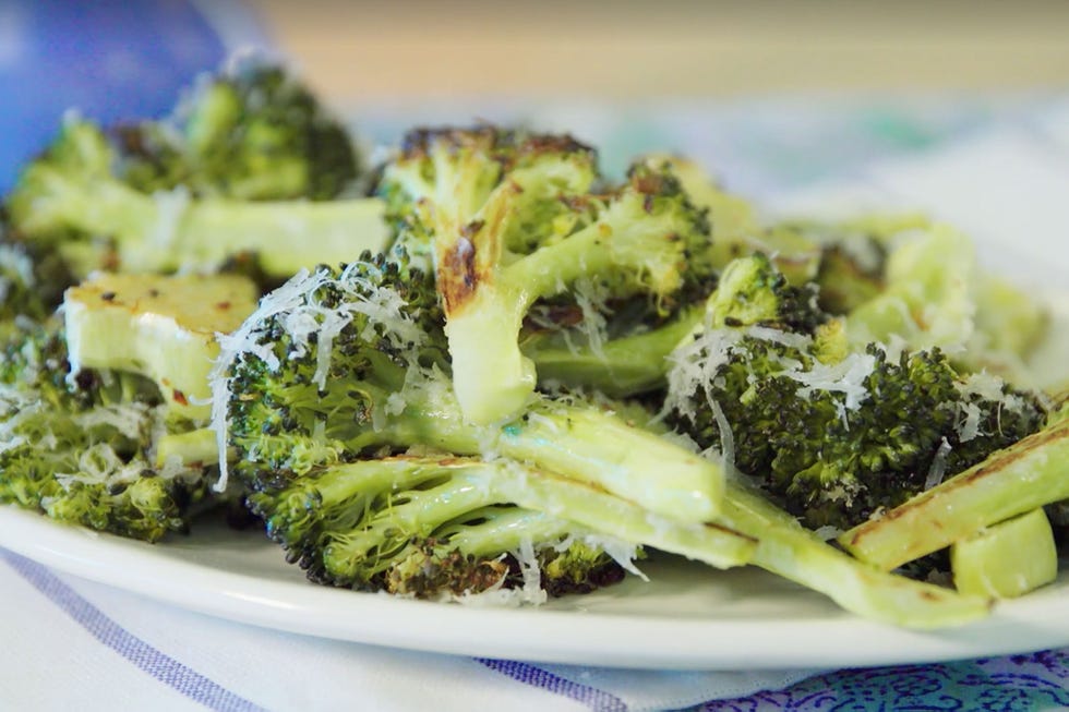 broccoli with grated cheese