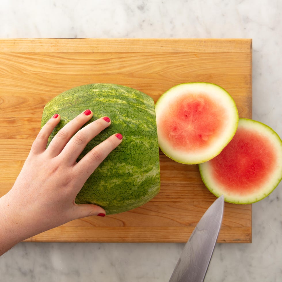 how to cut a watermelon