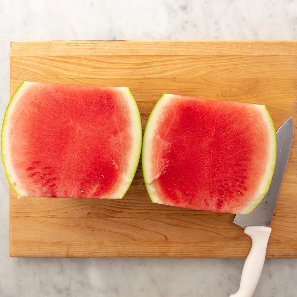 how to cut a watermelon