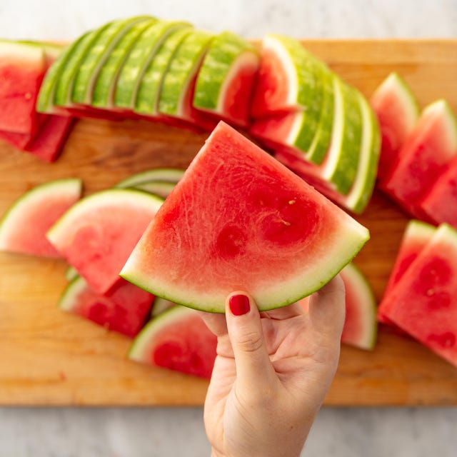 how to cut a watermelon