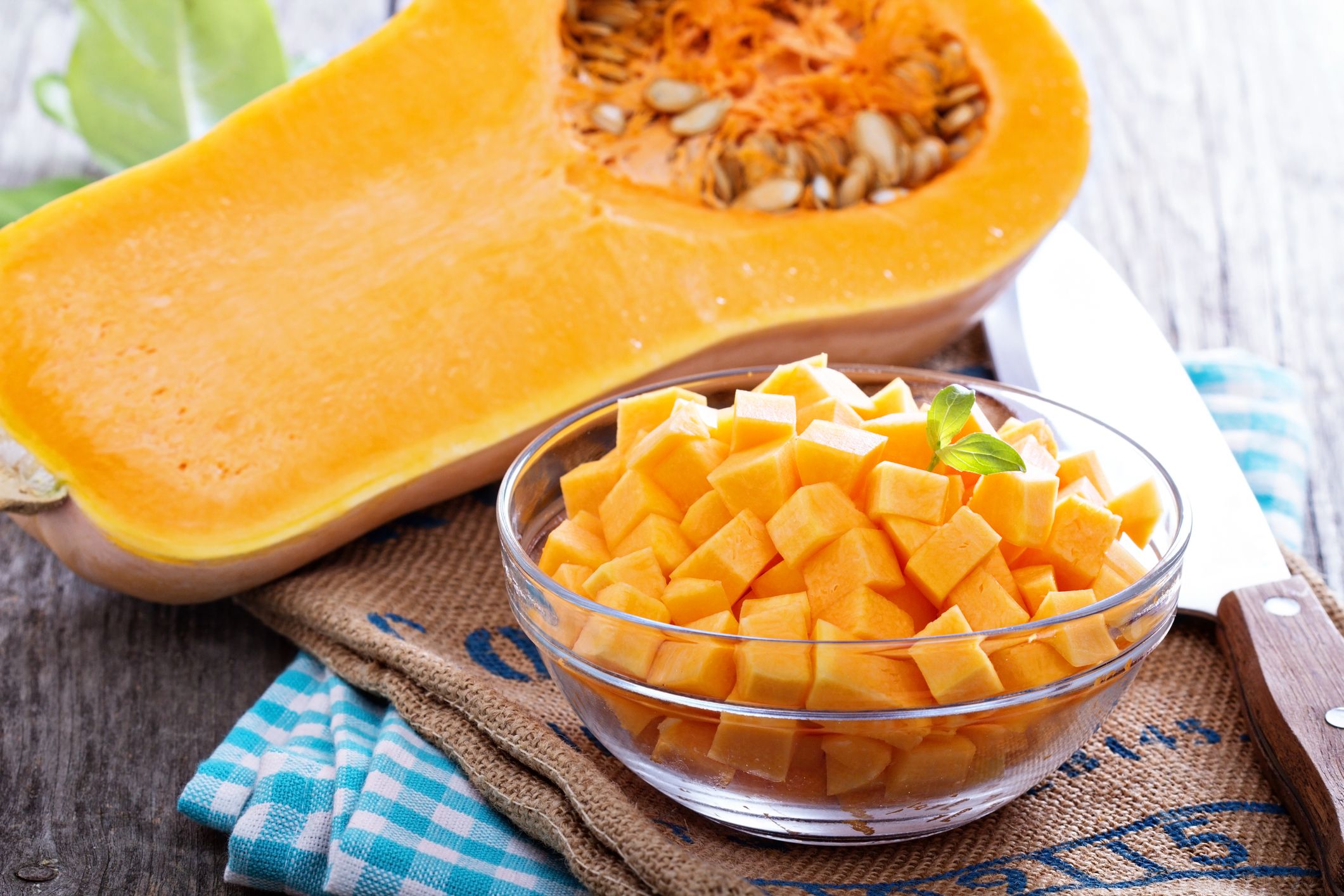 How to Peel and Cut Up a Butternut Squash