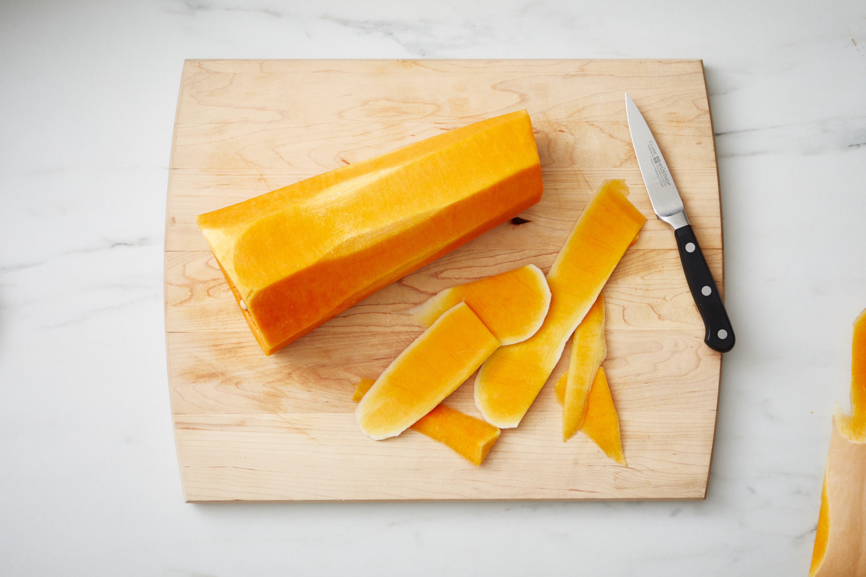 How to Peel and Cut Up a Butternut Squash