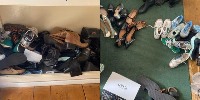 how to organise your shoe cupboard