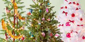 Christmas tree, Christmas decoration, Christmas ornament, Tree, Plant, Branch, Flower, oregon pine, Interior design, Colorado spruce, 
