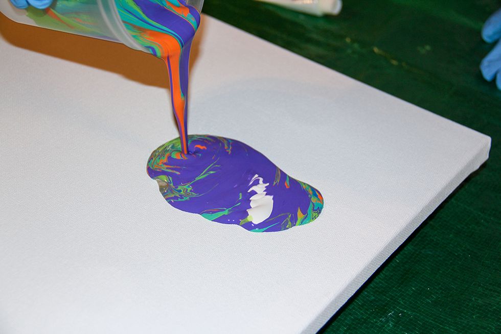 Acrylic pouring techniques: How to start fluid painting today
