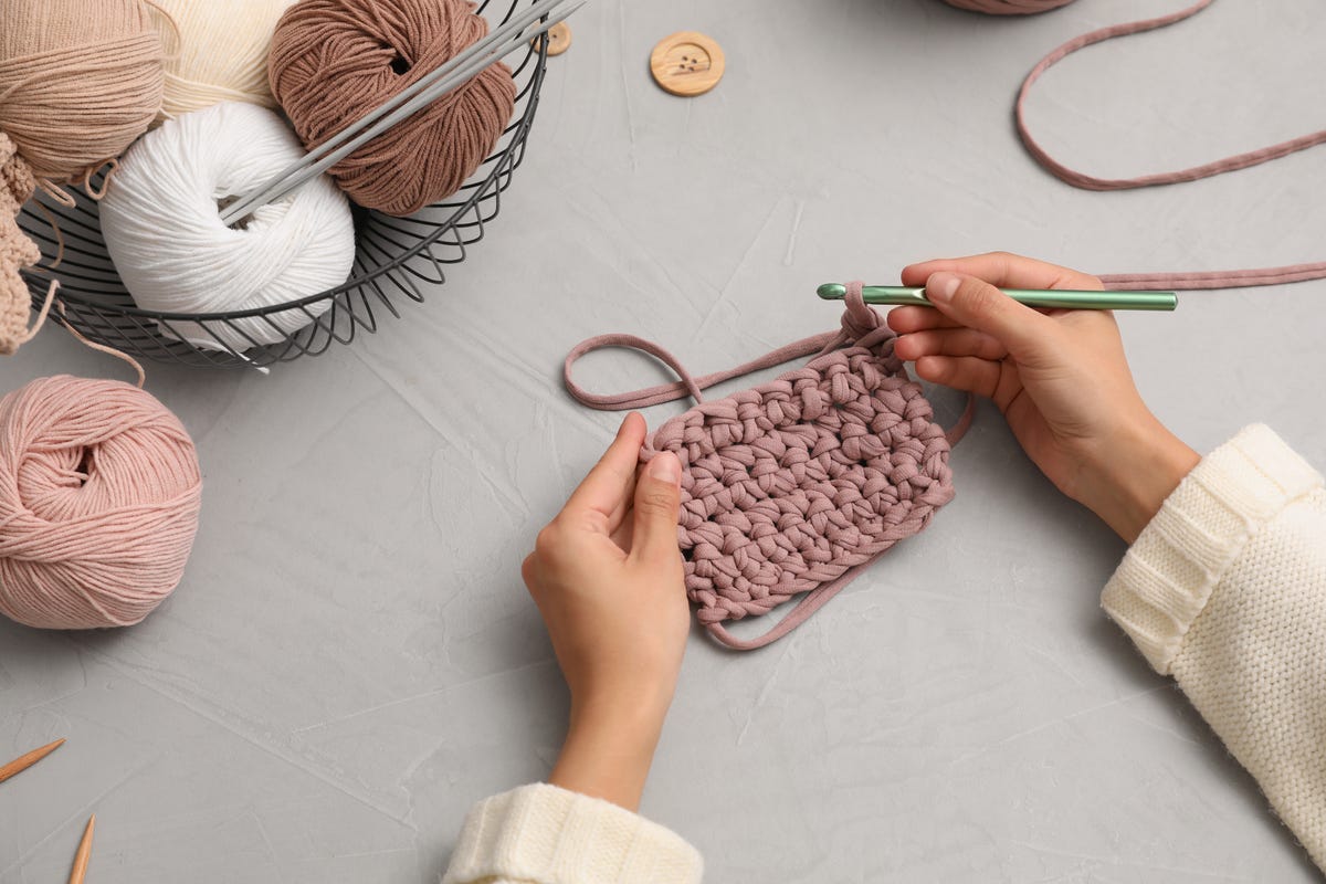 Crochet Backpack/black White Pink Green Grey Handmade/knitted