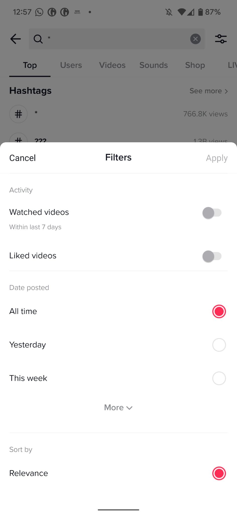 TikTok hack explains how to find previously watched videos you