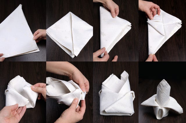 how to fold a napkin