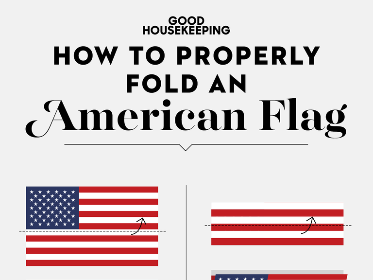 hold to fold a flag