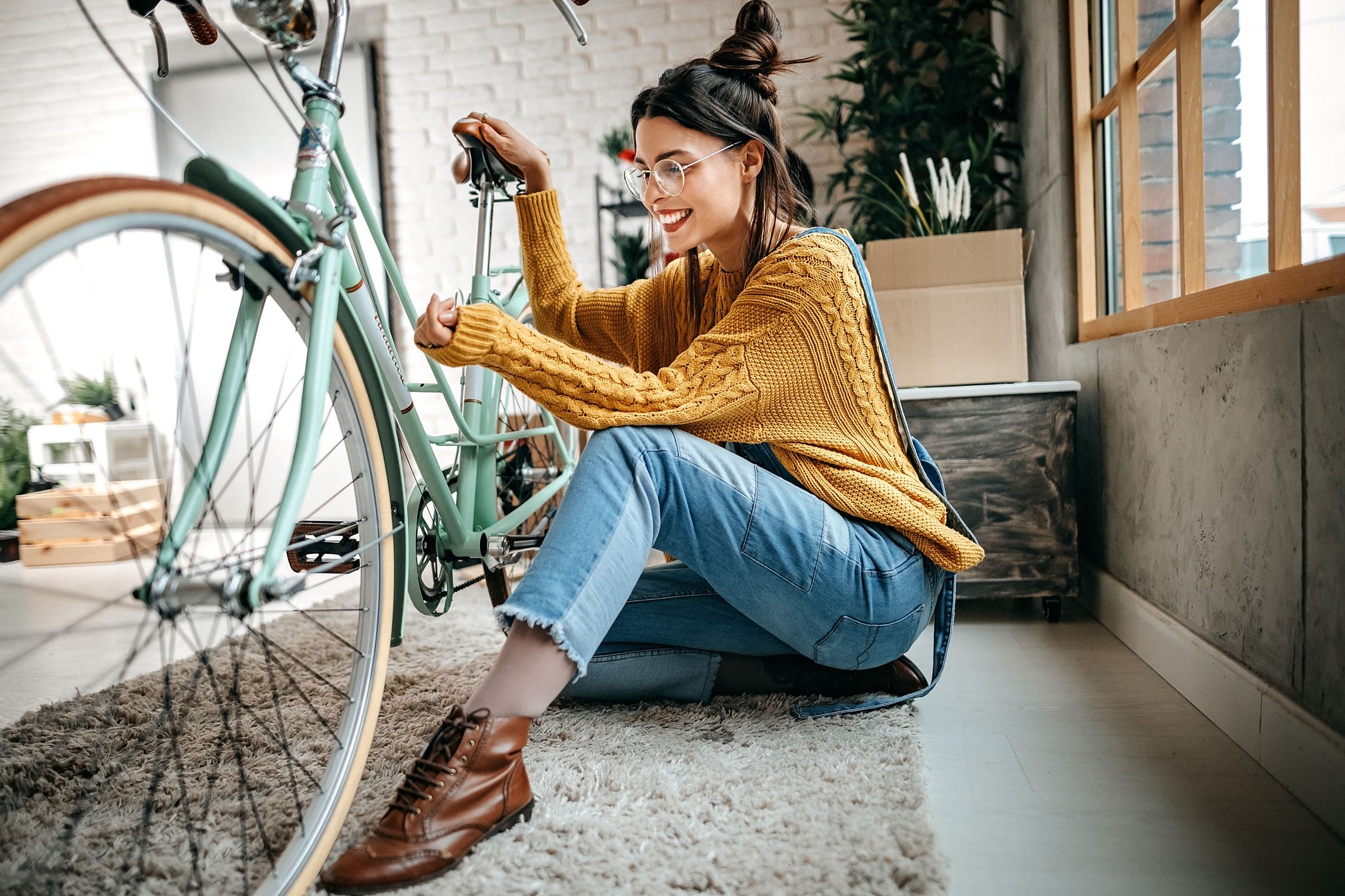 how to get on a bike