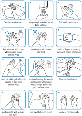 新型コロナウイルス感染予防にもっとも効果的な手の洗い方