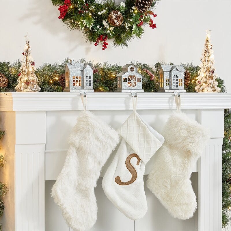 How to hang Christmas stockings