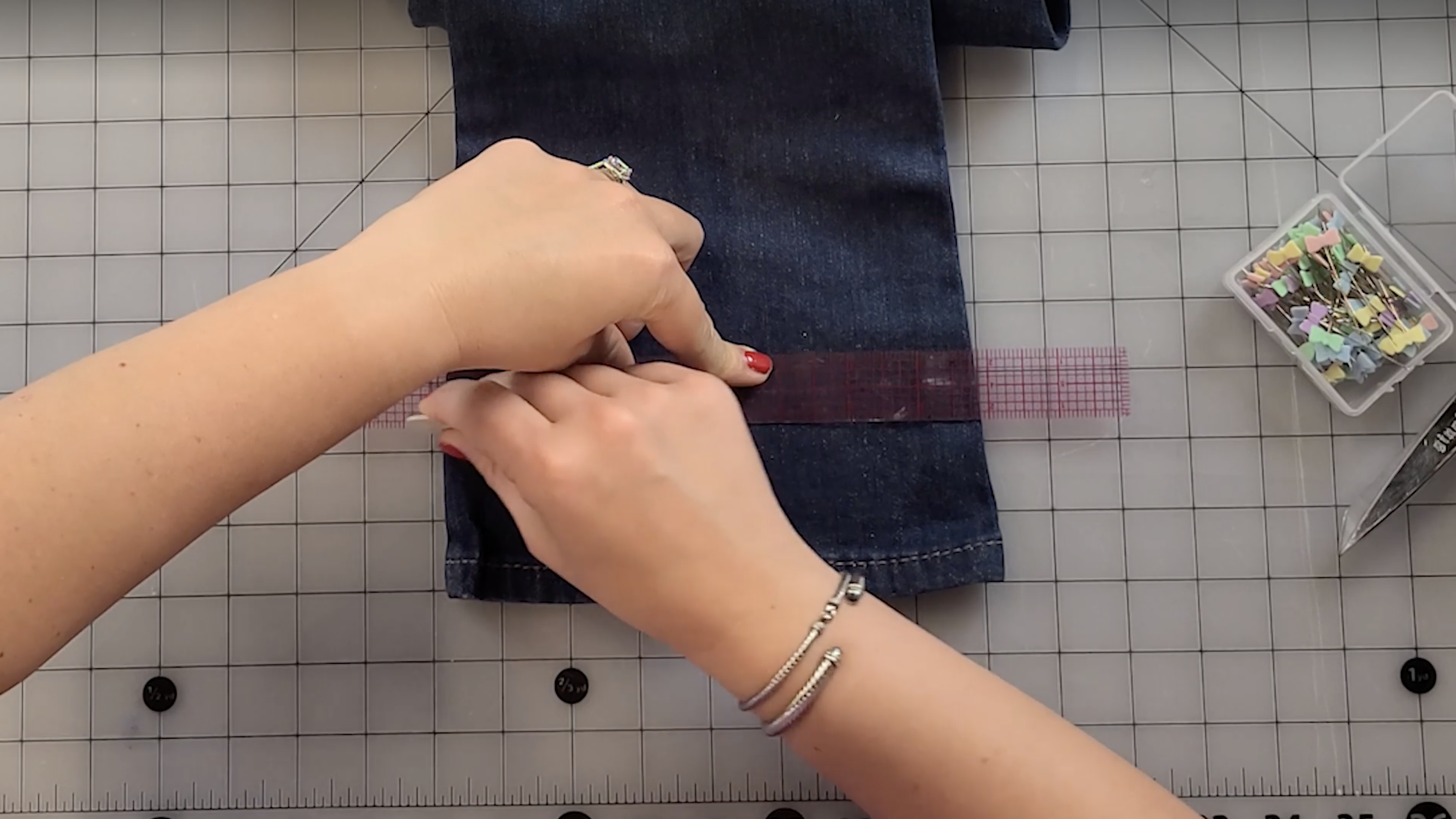 How to Hem Pants by Hand - Easy Sewing For Beginners