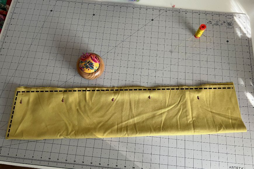 how to make a draught excluder, sewing tutorial