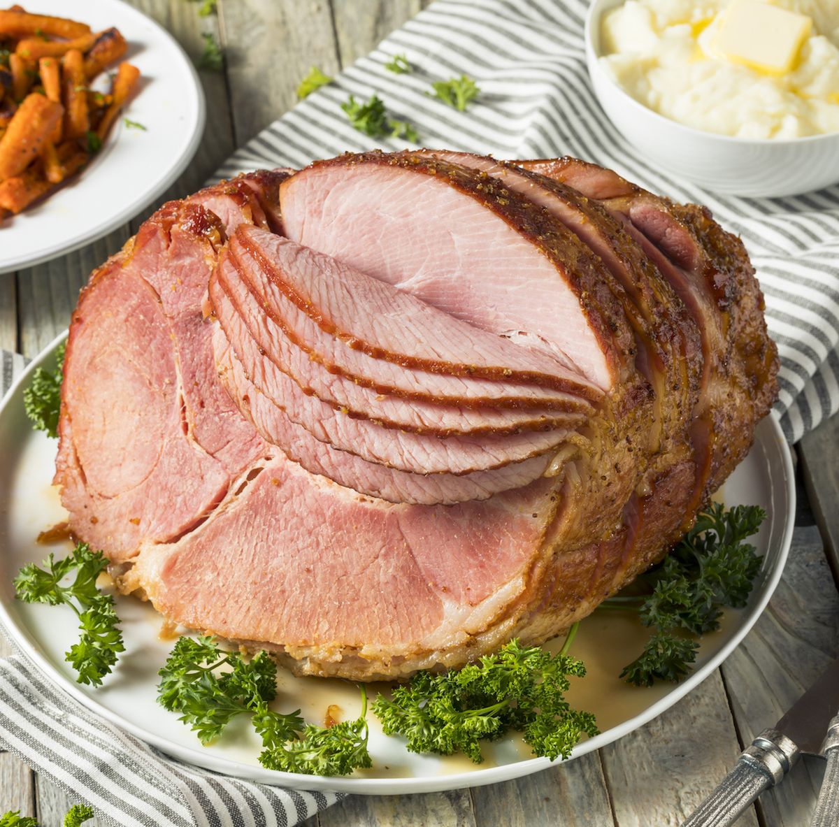 Old Fashion Holiday Glazed Ham - Life With The Crust Cut Off