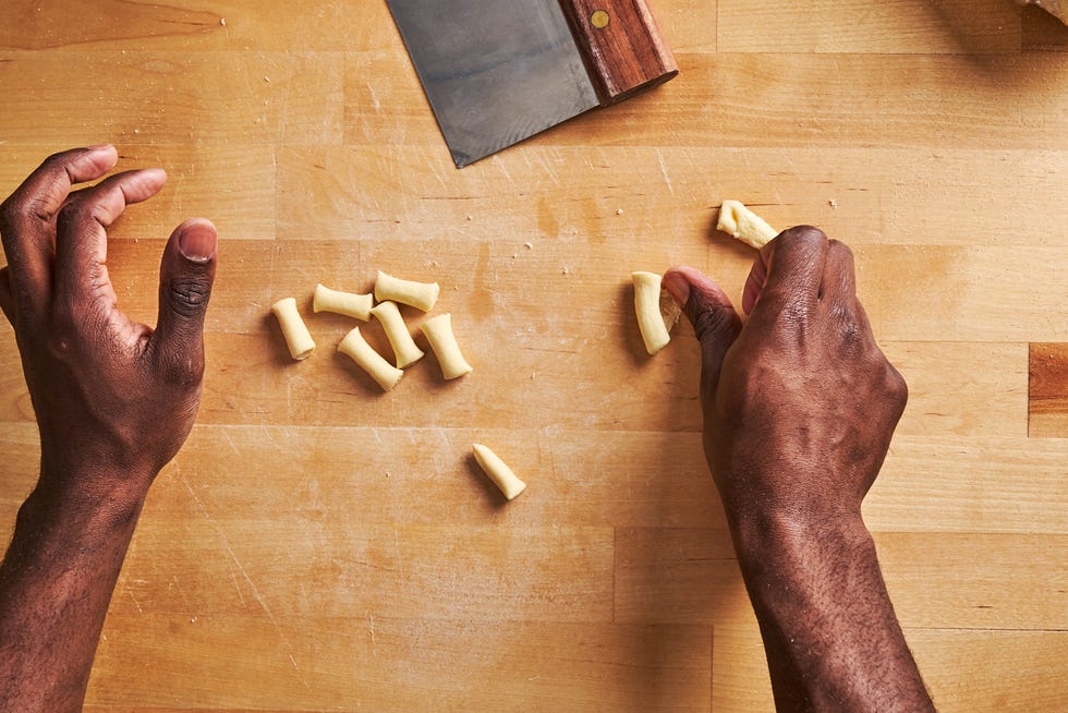 homemade cavatelli