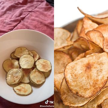 how to make crisps in the microwave