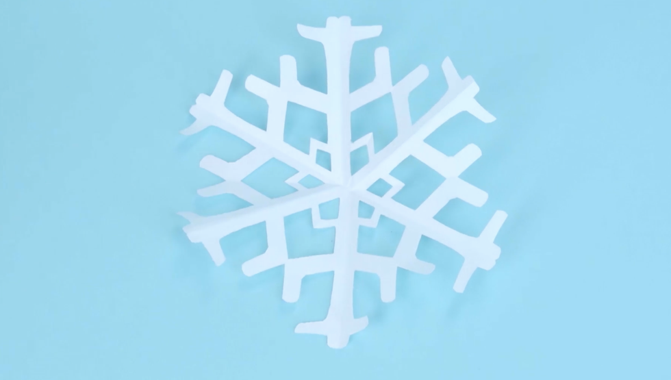DIY Winter Craft Project: How To Make A Paper Snowflake