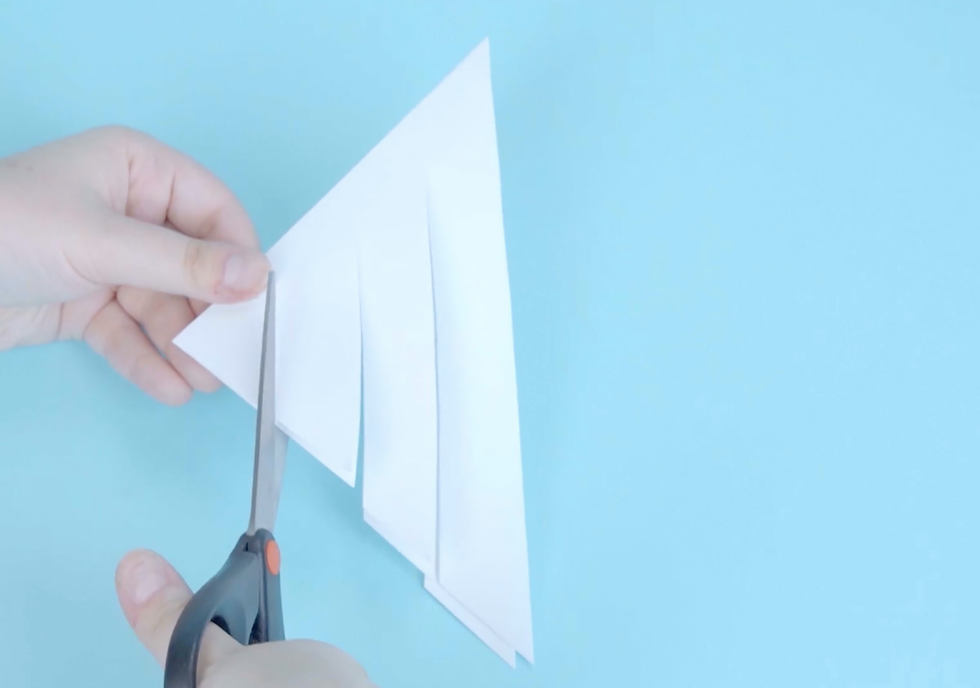 Paper MINI SNOWFLAKE tutorial - Paper SNOWFLAKES - DIY 