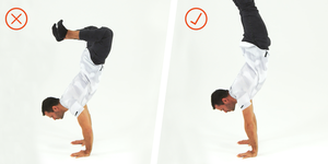 handstand, handstand progression, how to do a handstand, dave durante, gymnastics, basic gymnastics, handstand exercises,トレーニング,体幹