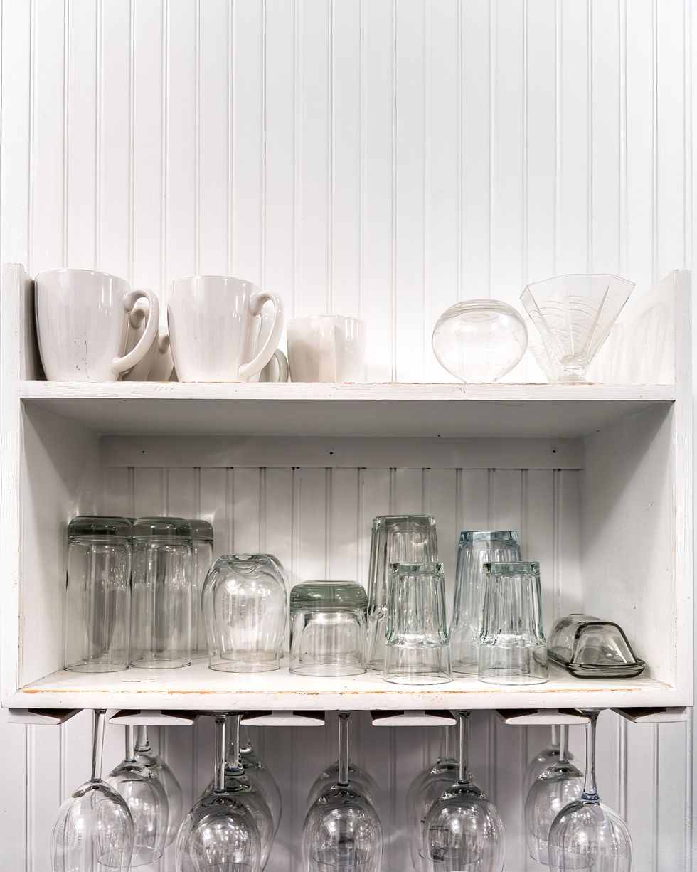 Organize your kitchen with a towel drawer under a stainless steel
