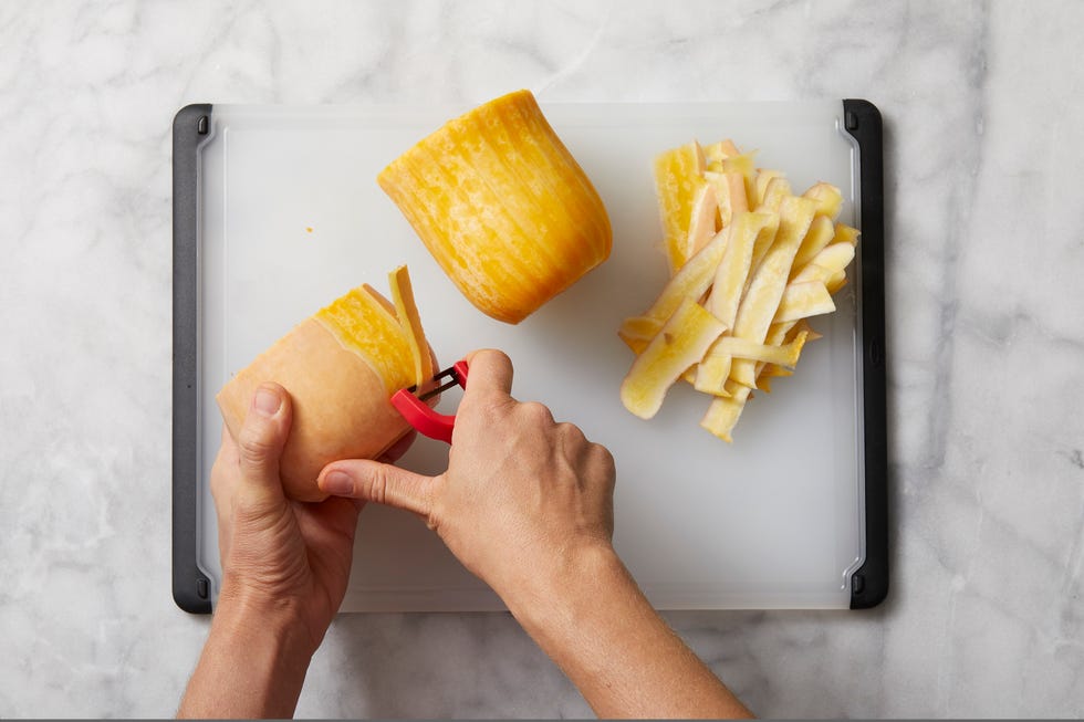 how to prepare butternut squash - how to peel butternut squash