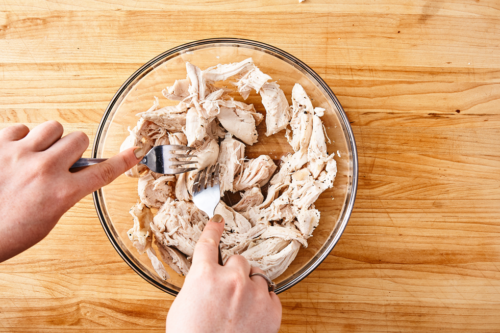 how to shred chicken