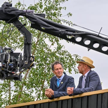 london, england may 22: monty don and joe swift attend the 2023 chelsea flower show at royal hospital chelsea on may 22, 2023 in london, england. (photo by jeff spicer/getty images) london, england may 22: monty don and joe swift attend the 2023 chelsea flower show at royal hospital chelsea on may 22, 2023 in london, england. (photo by jeff spicer/getty images)