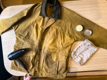 how to wax a jacket