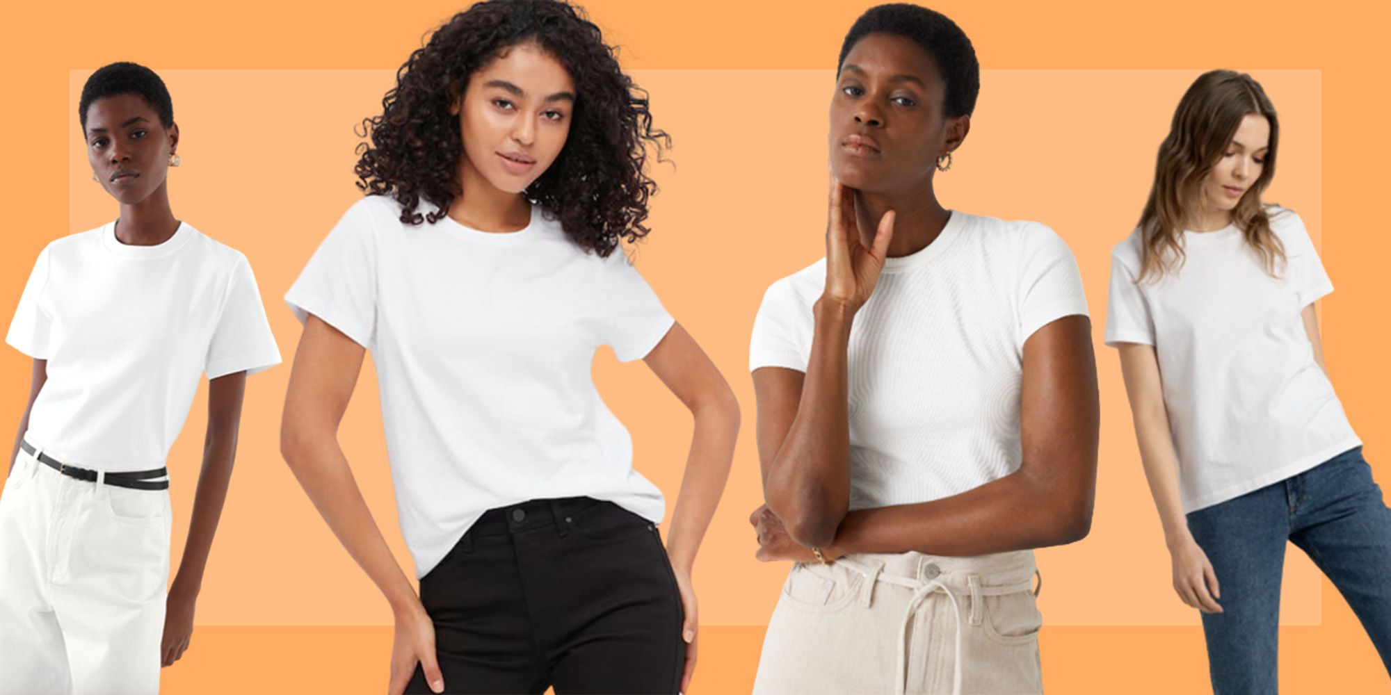 White t shirt outlet fashion tips