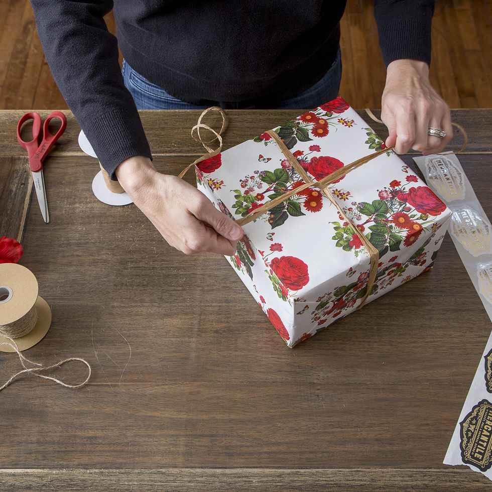 How to Wrap a Gift  Easy Gift Wrapping for Beginners Using Double Sided  Tape 