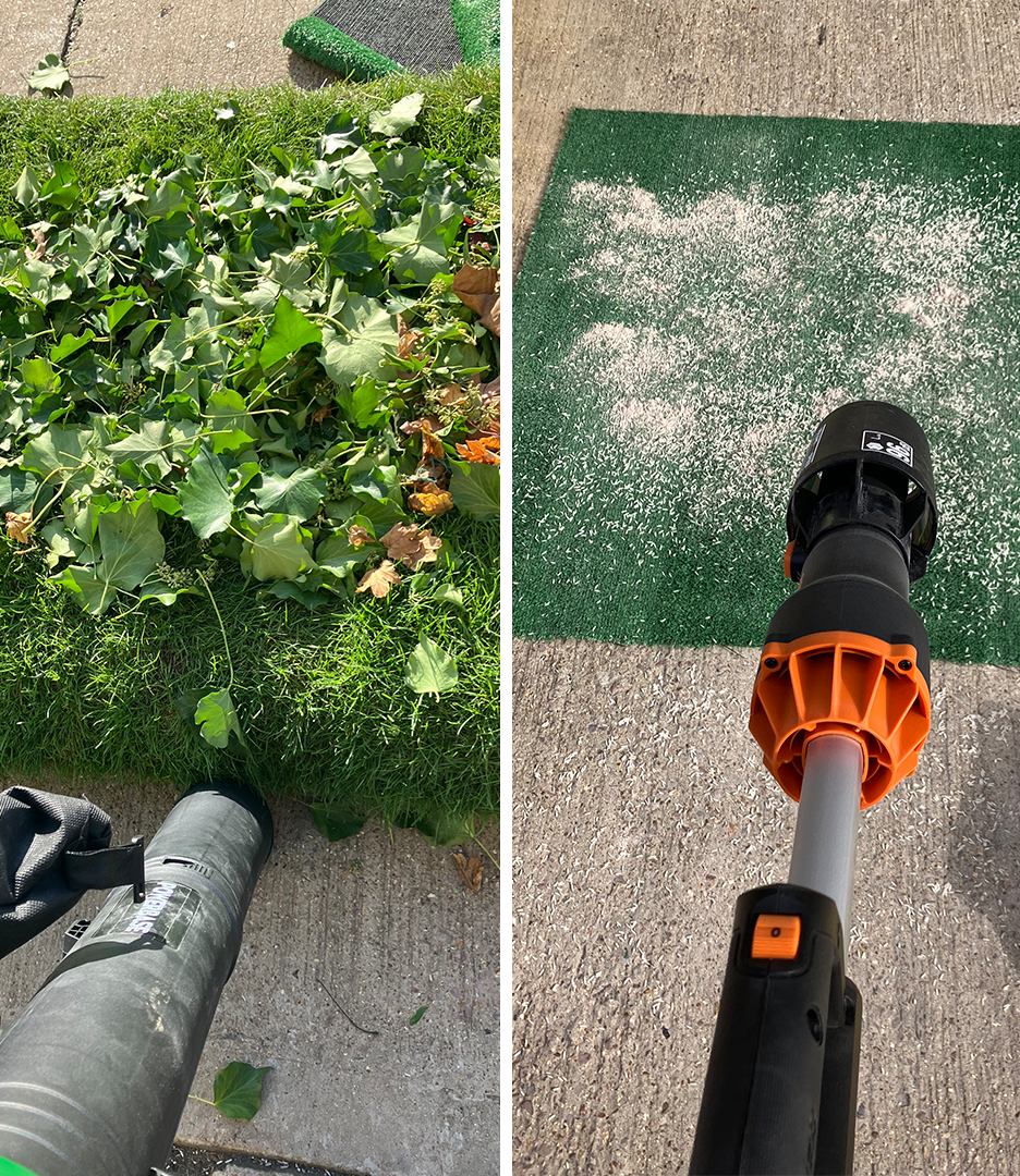 how we test leaf vacuums