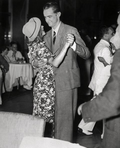 Howard Hughes and Ginger Rogers Dancing