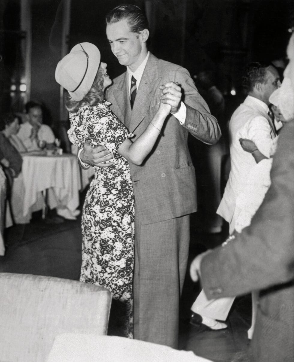 Howard Hughes and Ginger Rogers Dancing